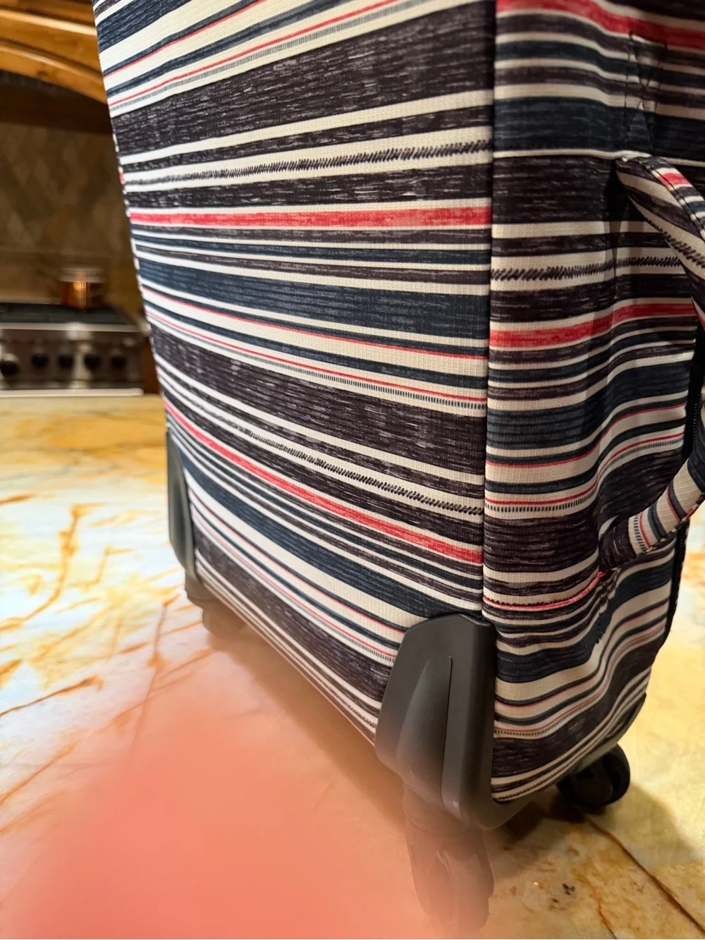 Striped Rolling Carry-On Luggage - Multicolor by LeSportsSac